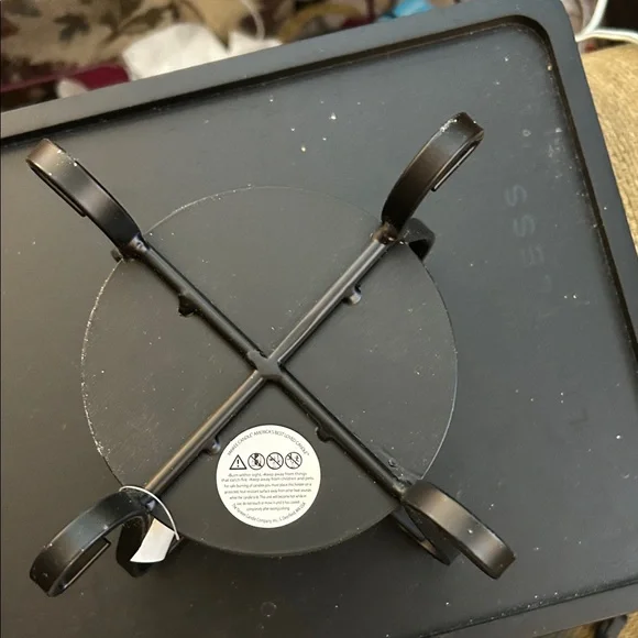 Yankee Candle Elegant Black Metal Large Jar Holder set of 2 - Picture 4 of 6